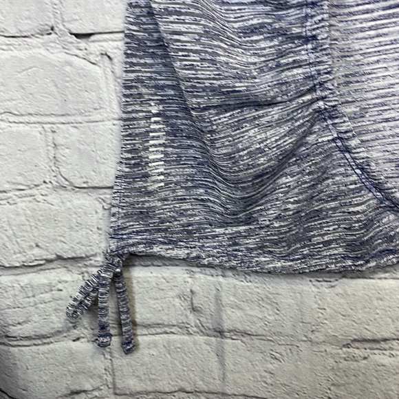 NWOT Free People Movement Cropped Cinched Muscle Tank - Navy Blue - Size Large - Picture 12 of 14